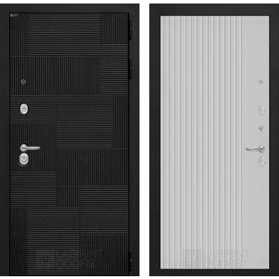 Входная дверь PAZL 29 - Белый рельеф софт