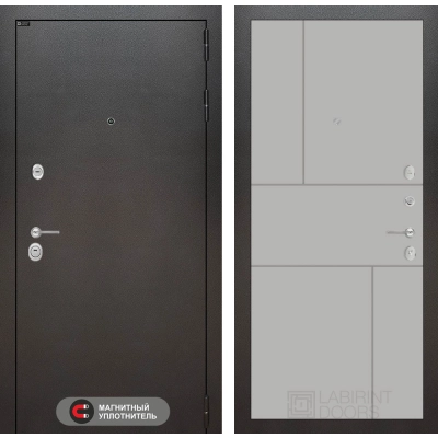 Входная дверь SILVER 21 - Грей софт