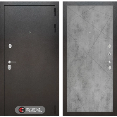 Входная дверь SILVER 24 - Бетон светлый