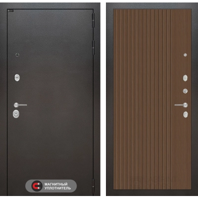 Входная дверь SILVER 29 - Дуб кантри темный