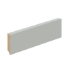 Плинтус напольный МДФ 70*16*2400 ПЭТ, Грей силк (Grey silk) светло-серый матовый