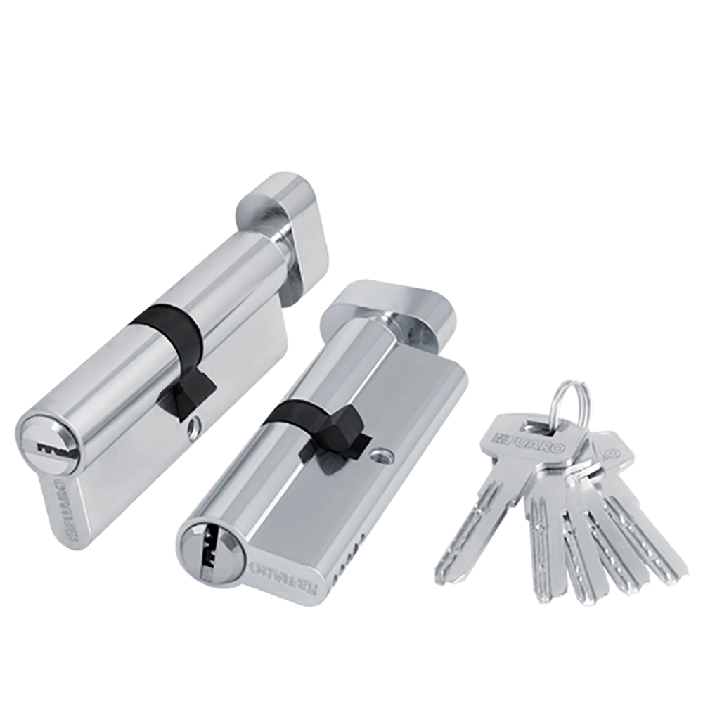 Цилиндровый механизм (200 ZM/110) 2000ZMKnob110(55+10+45) CP хром 5Key с вертушкой — купить в Москве | Стильные Двери Цилиндровый механизм (200 ZM/110) 2000ZMKnob110(55+10+45) CP хром 5Key с вертушкой